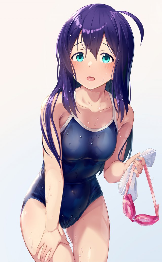 【二次】スクール水着を着た女の子の画像【スク水】